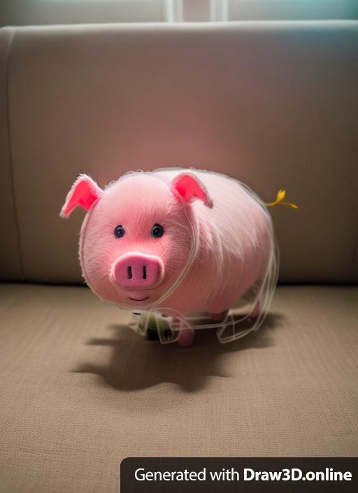 create a stuffed animal PIG toy