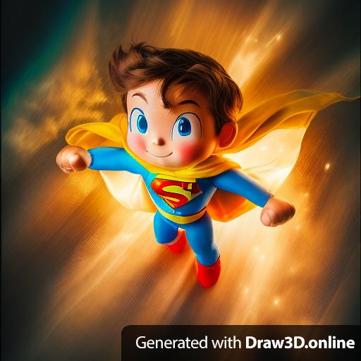 Kid super hero plush toy