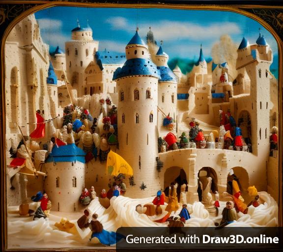 medieval miniature abaut war