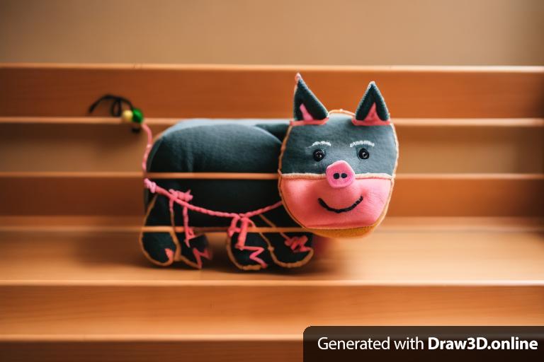 create a stuffed animal PIG toy