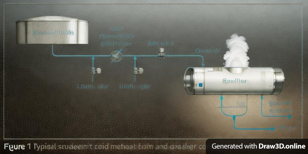 Gas flow from separator to tank